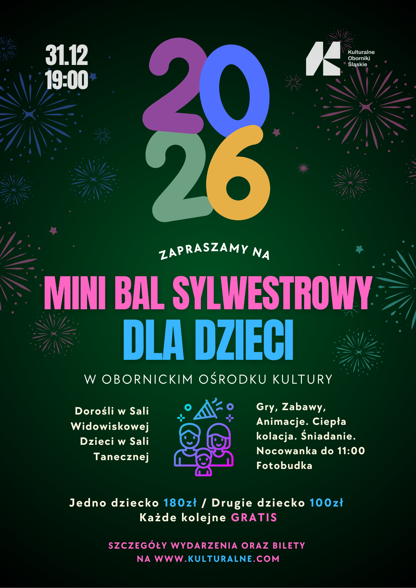 Mini Bal Sylwestrowy w Obornickim Ośrodku Kultury