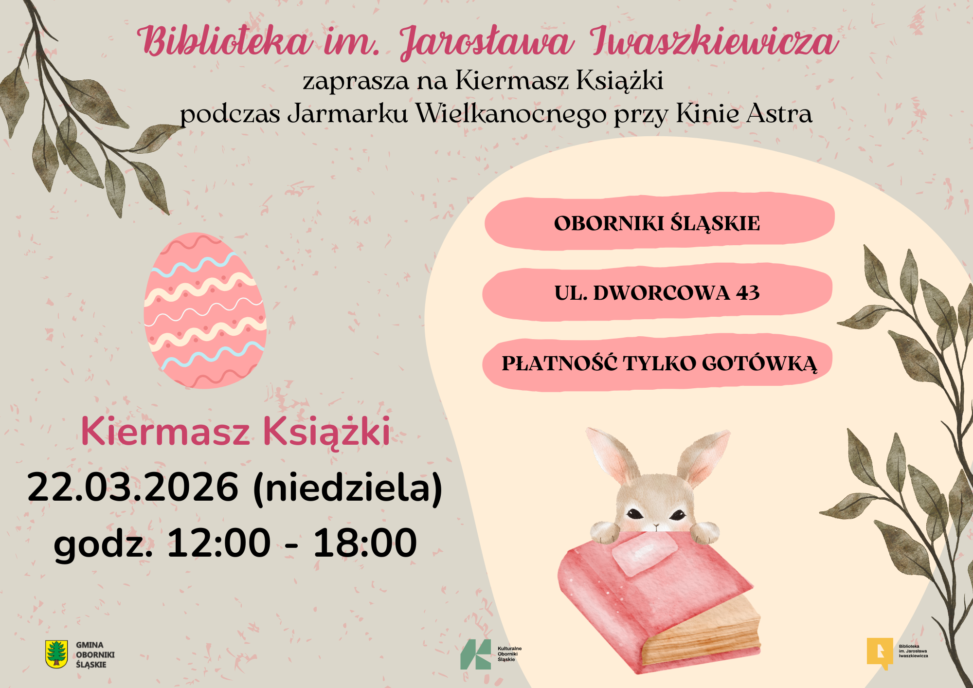 Kiermasz książki podczas Jarmarku Wielkanocnego