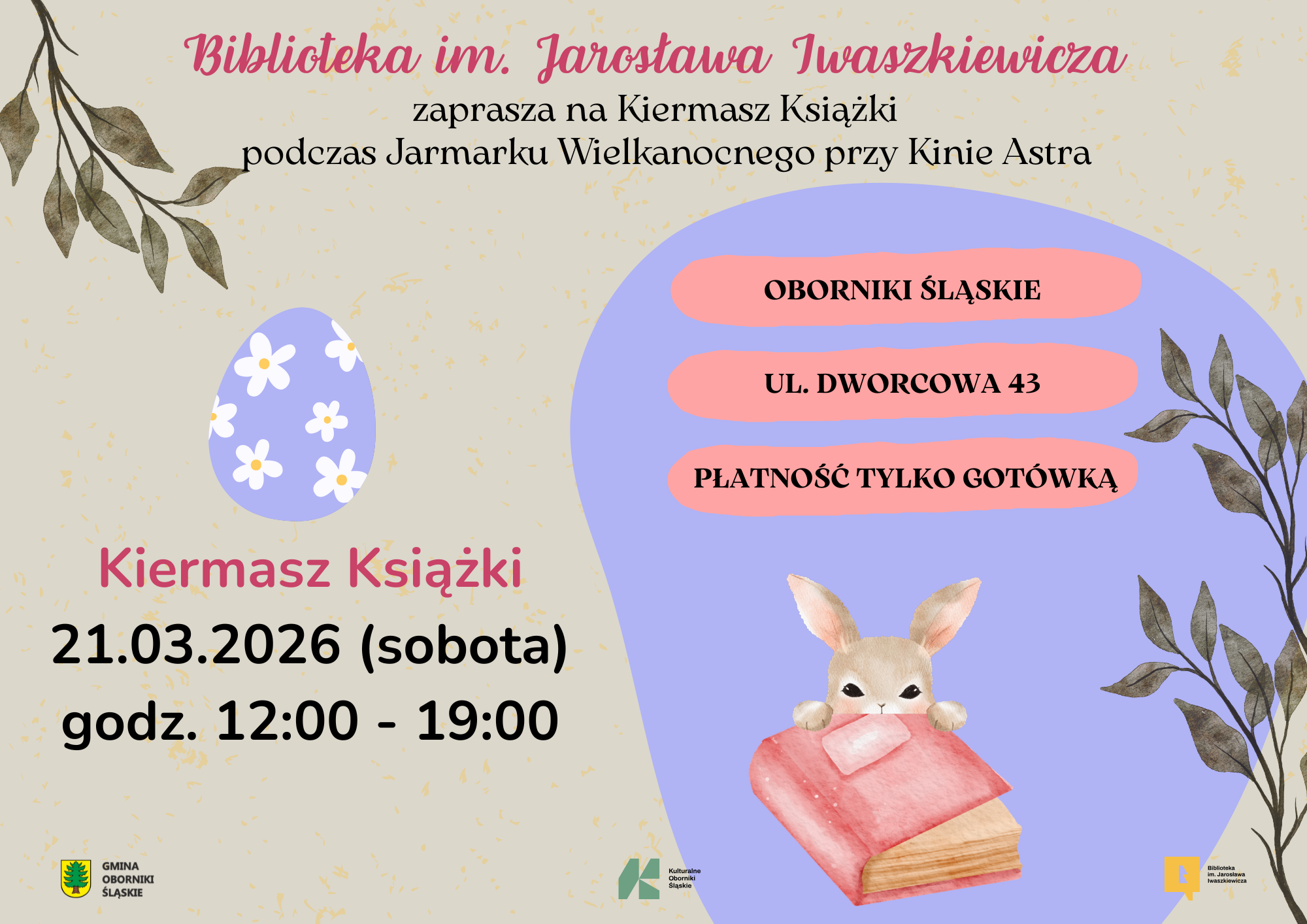 Kiermasz książki podczas Jarmarku Wielkanocnego