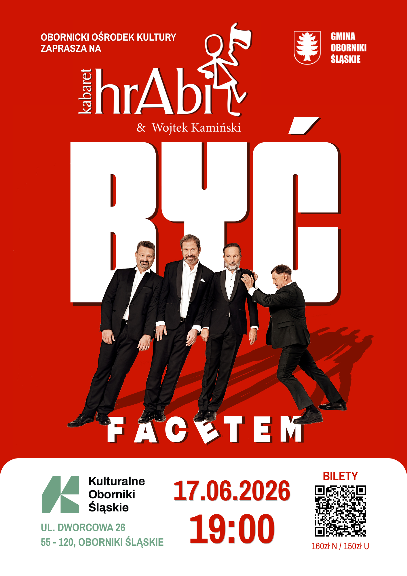 Kabaret hrAbi & Wojtek Kamiński „Być facetem”