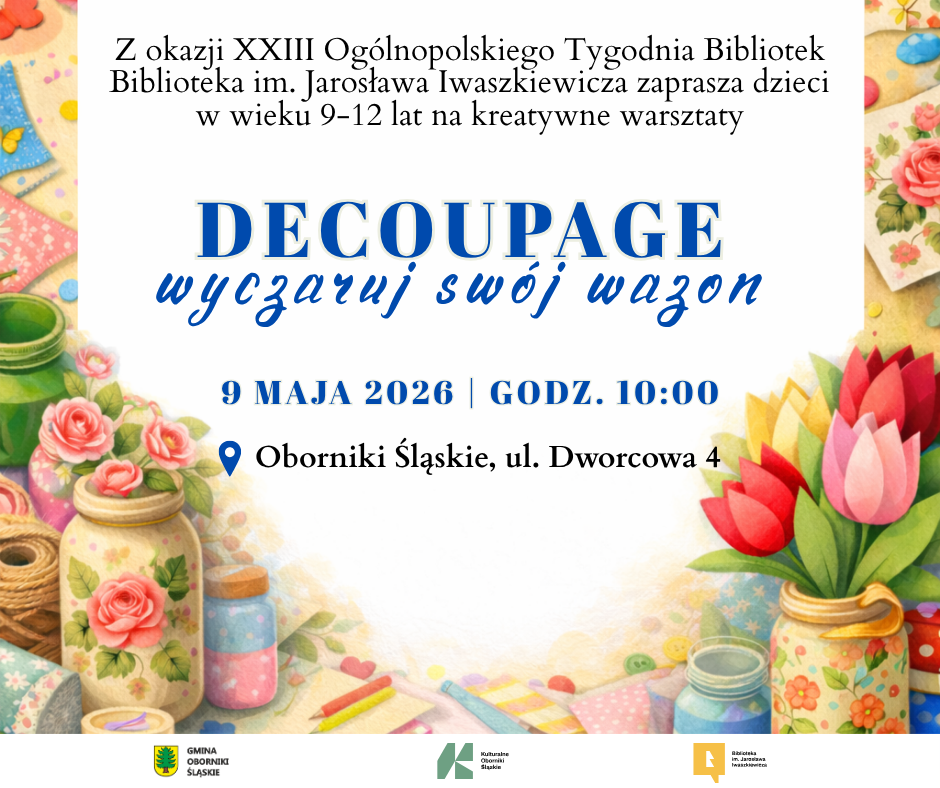 Decoupage – wyczaruj swój wazon