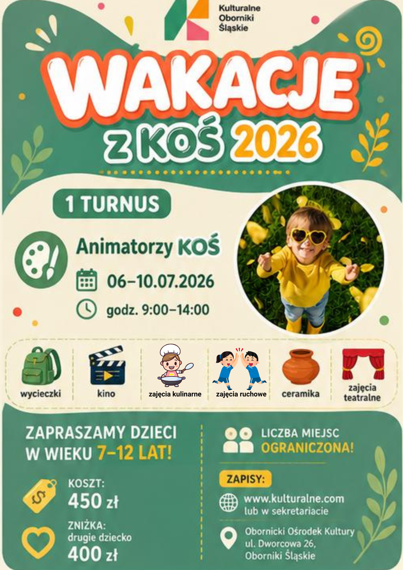 WAKACJE Z KOŚ – TURNUS I