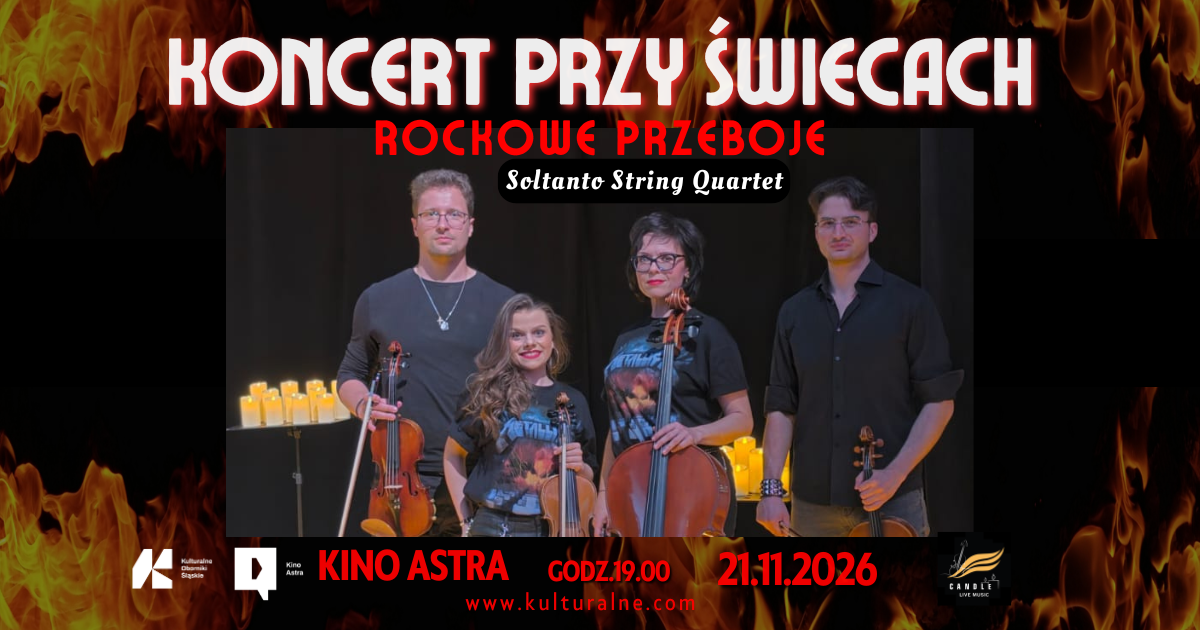 Koncert przy Świecach „Muzyka Rockowa”